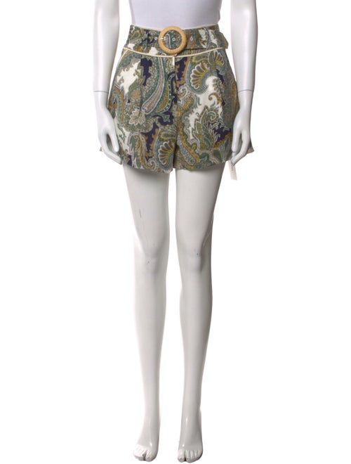 Veronica Beard Linen Mini Shorts