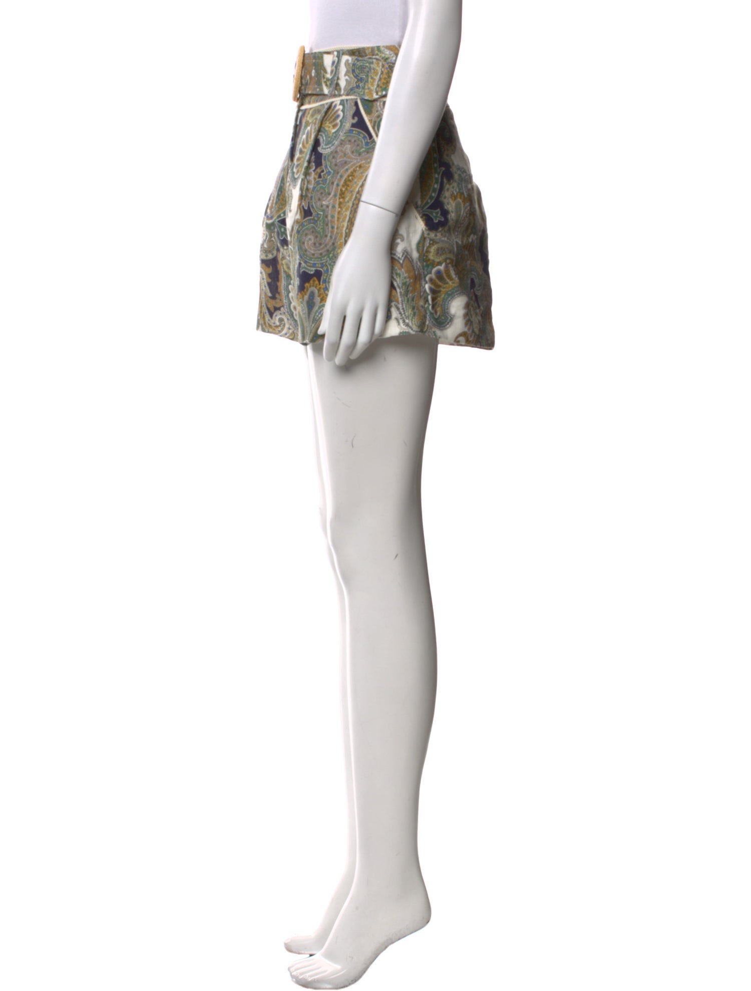 Veronica Beard Linen Mini Shorts