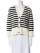 Veronica Beard Striped V-Neck Sweater