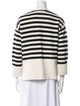 Veronica Beard Striped V-Neck Sweater