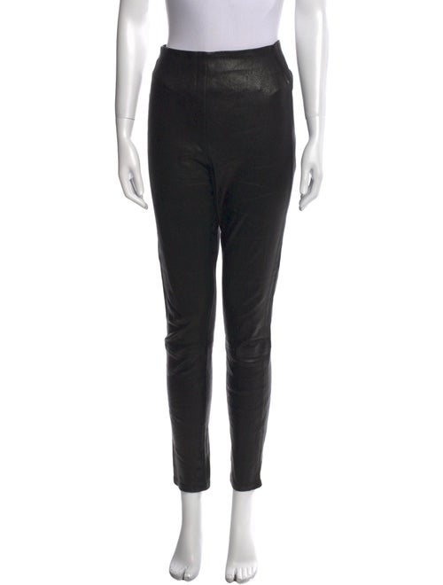 Veronica Beard Lamb Leather Skinny Leg Pants