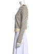 Veronica Beard Striped Crew Neck Top