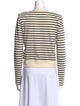 Veronica Beard Striped Crew Neck Top