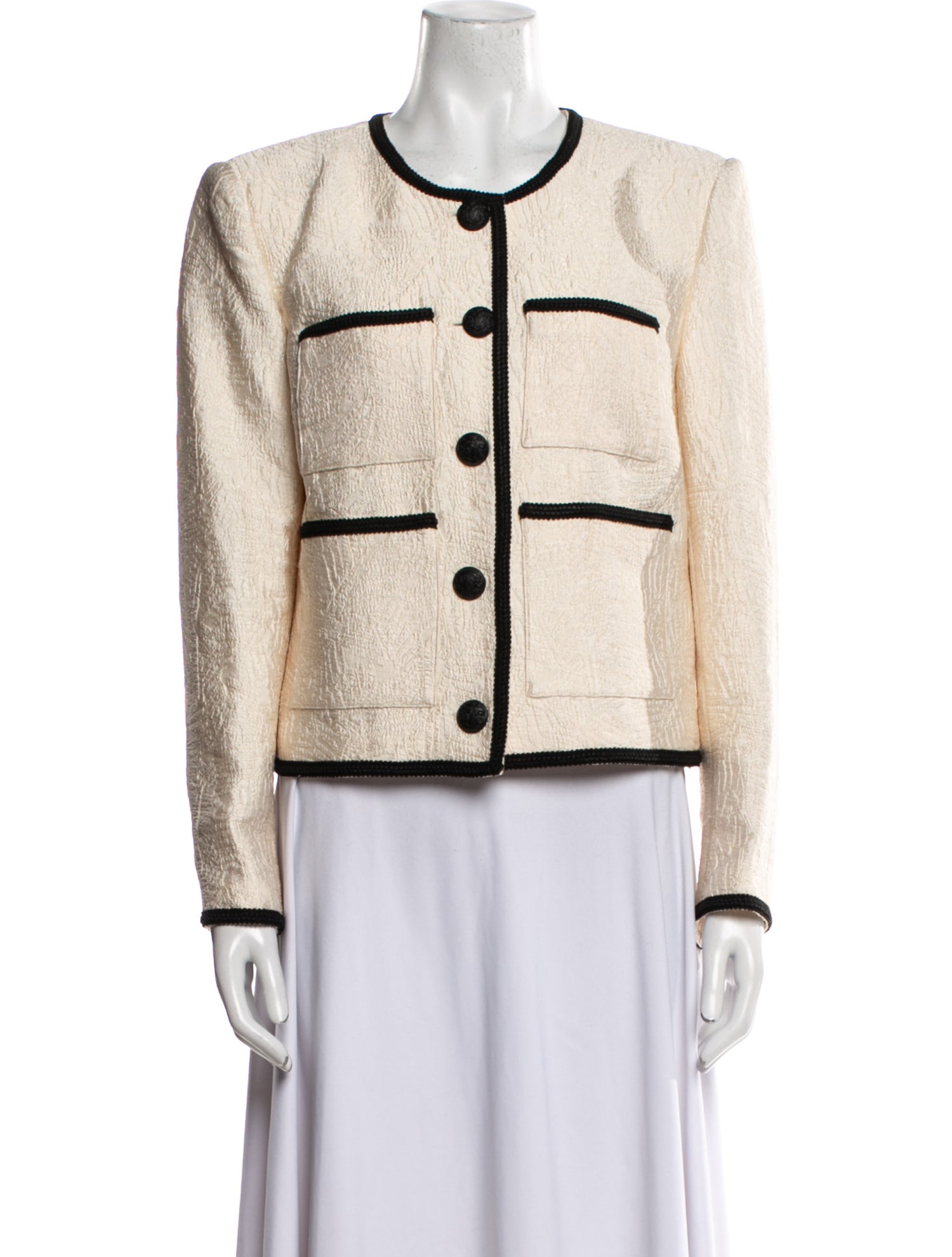 Veronica Beard Tweed Pattern Evening Jacket w/ Tags