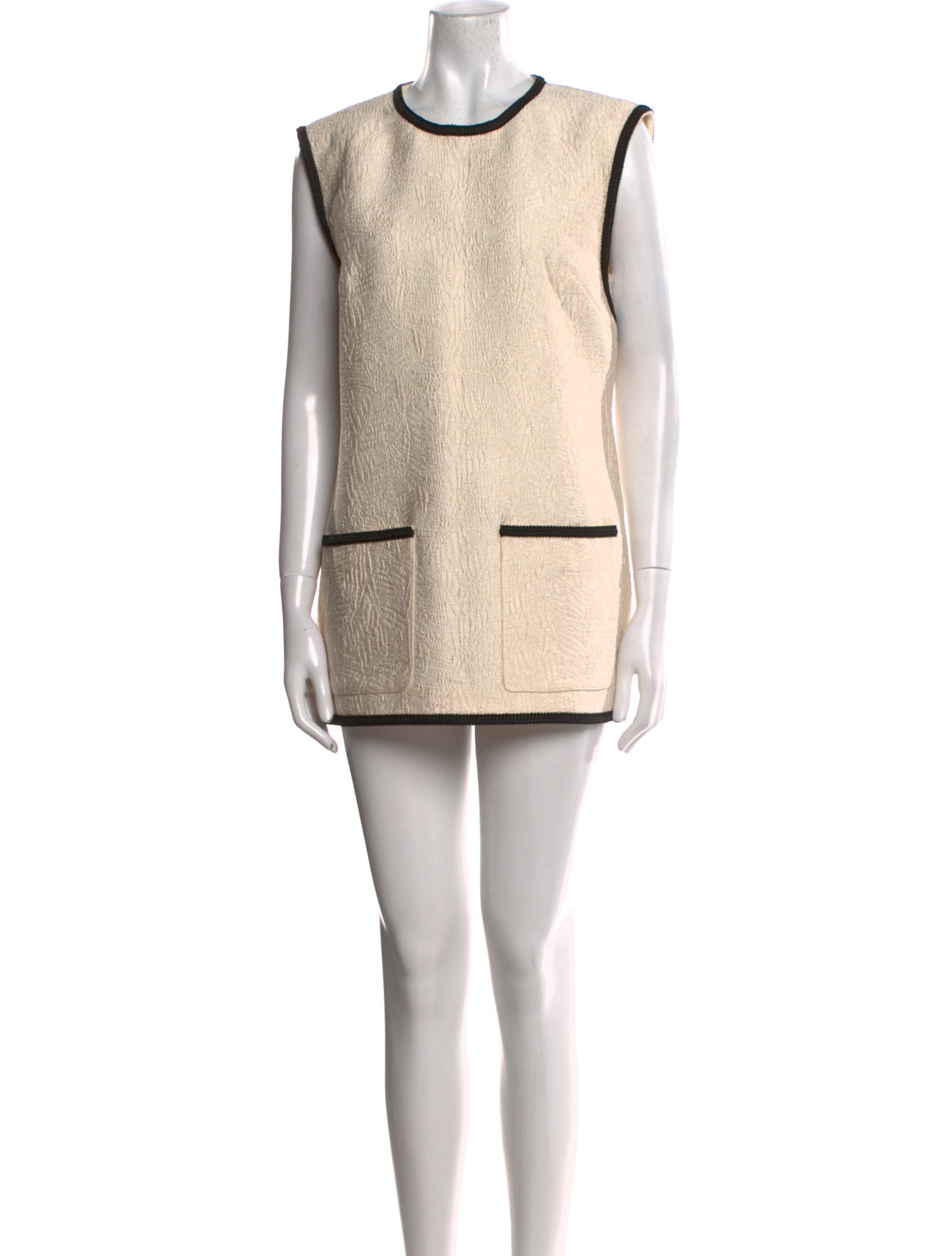 Veronica Beard Crew Neck Mini Dress