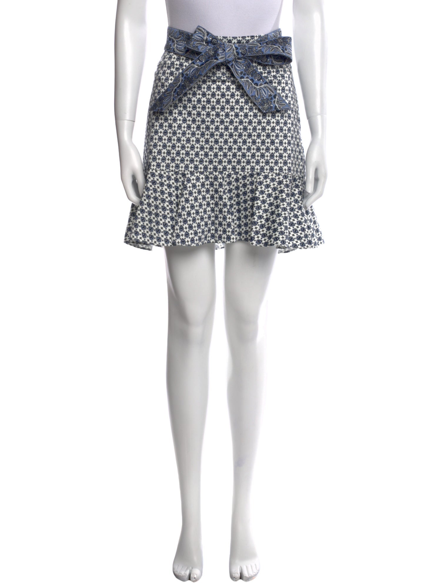 Veronica Beard Printed Mini Skirt