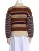 Veronica Beard Striped Turtleneck Sweater