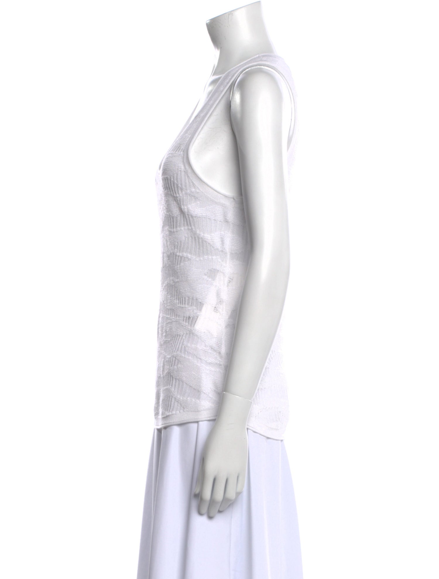 Veronica Beard Scoop Neck Sleeveless Top