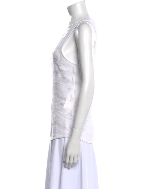 Veronica Beard Scoop Neck Sleeveless Top