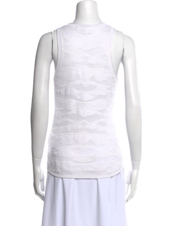 Veronica Beard Scoop Neck Sleeveless Top