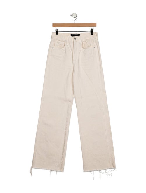 Veronica Beard High-Rise Wide Leg Jeans