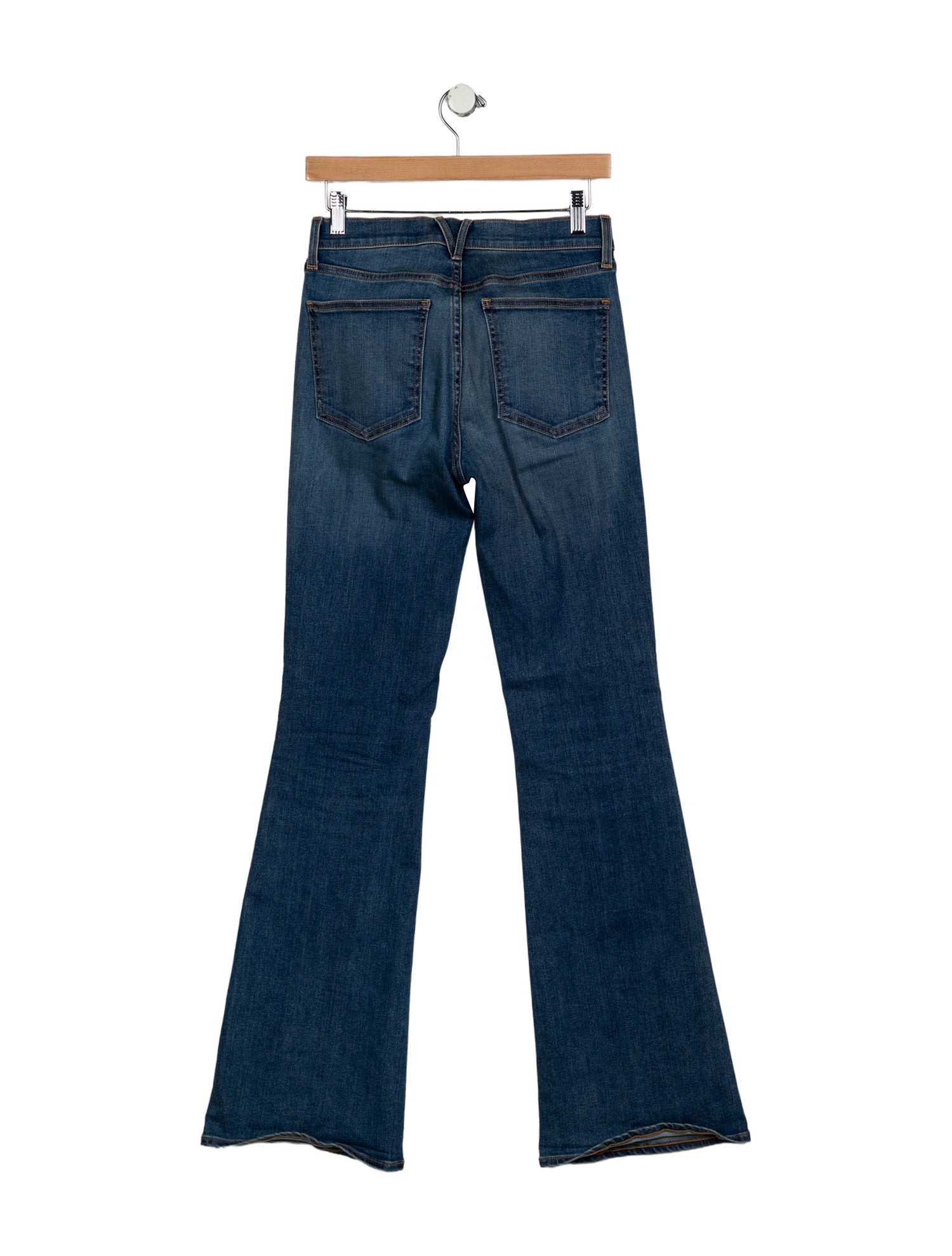 Veronica Beard Mid-Rise Flared Jeans