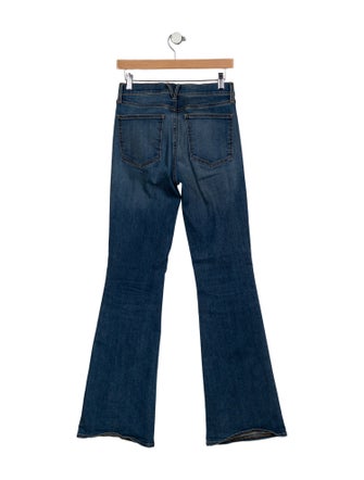Veronica Beard Mid-Rise Flared Jeans