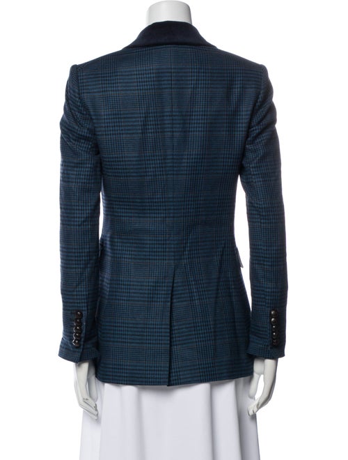 Veronica Beard Plaid Print Blazer