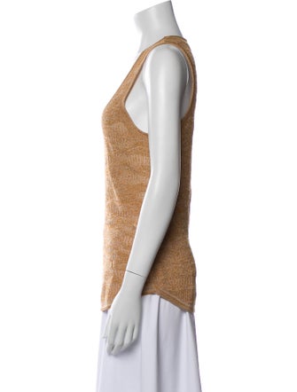 Veronica Beard Scoop Neck Sleeveless Top