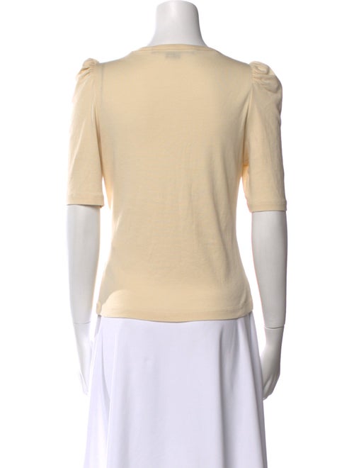 Veronica Beard Scoop Neck Short Sleeve T-Shirt