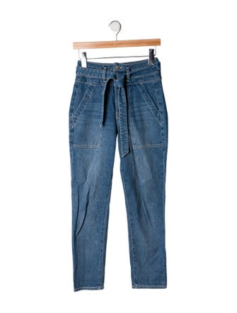 Veronica Beard High-Rise Skinny Leg Jeans