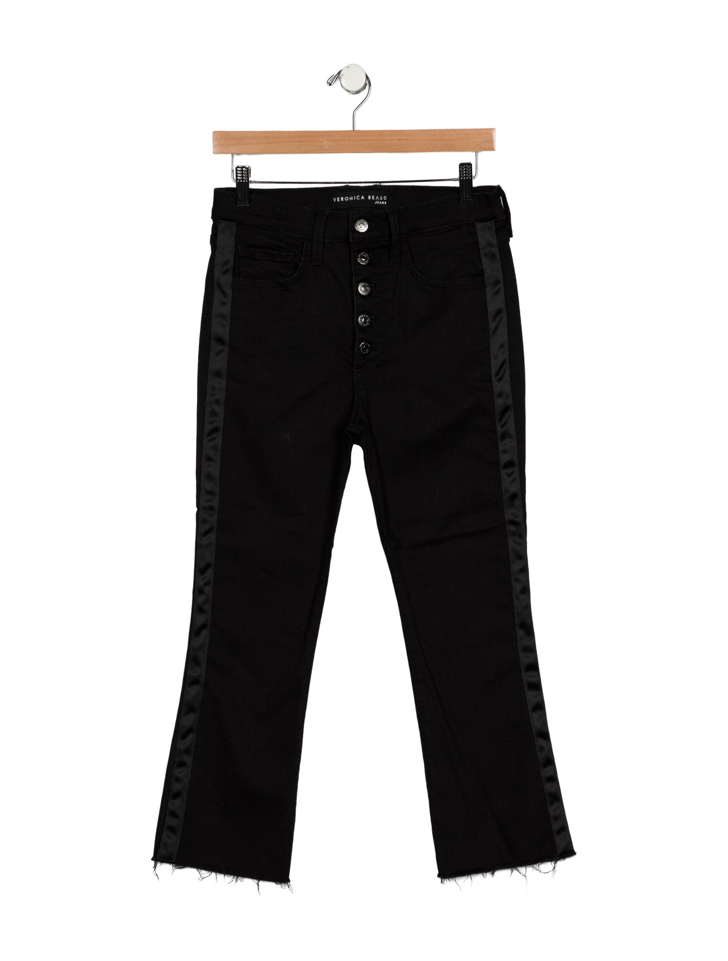 Veronica Beard Mid-Rise Straight Leg Jeans