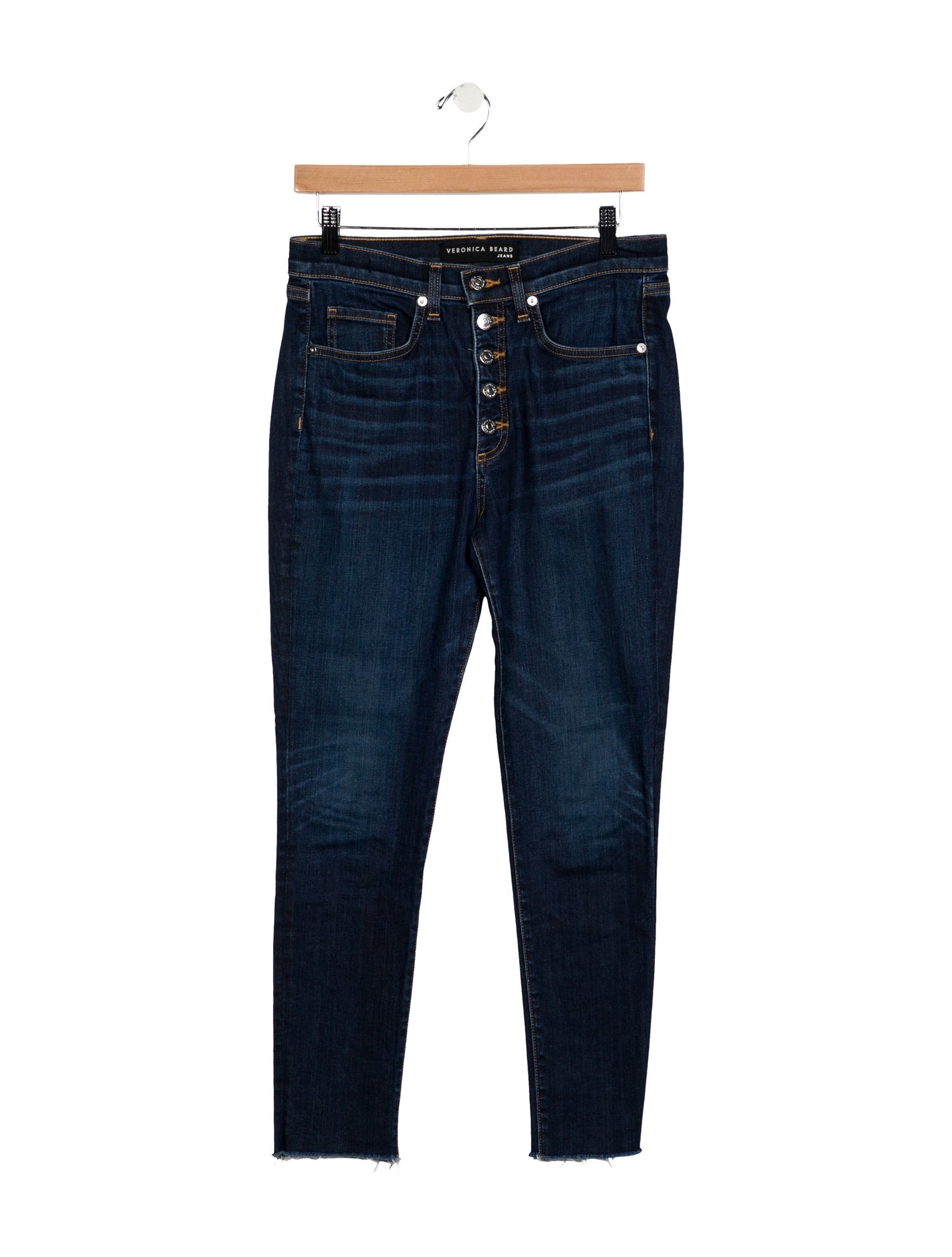 Veronica Beard Mid-Rise Skinny Leg Jeans