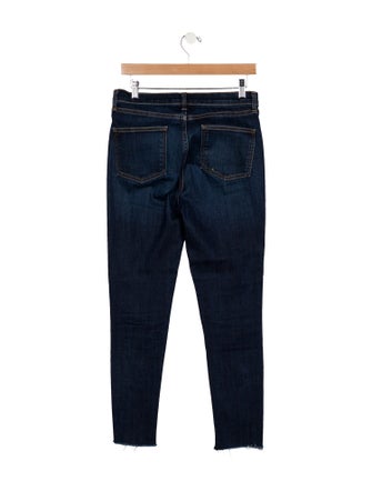 Veronica Beard Mid-Rise Skinny Leg Jeans