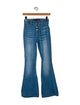 Veronica Beard Mid-Rise Wide Leg Jeans