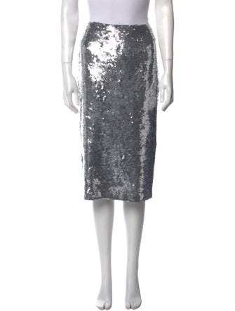 Veronica Beard Sequin Embellishments Knee-Length Skirt