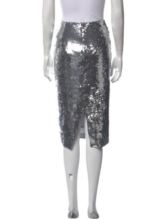 Veronica Beard Sequin Embellishments Knee-Length Skirt