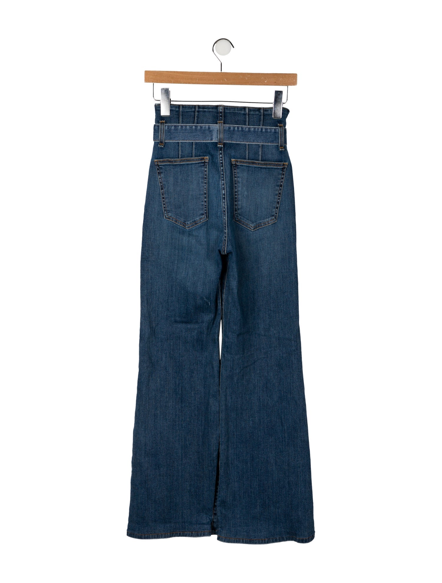 Veronica Beard High-Rise Wide Leg Jeans