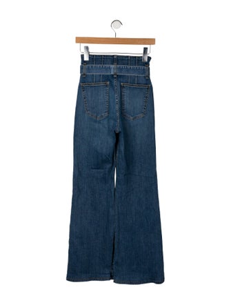 Veronica Beard High-Rise Wide Leg Jeans