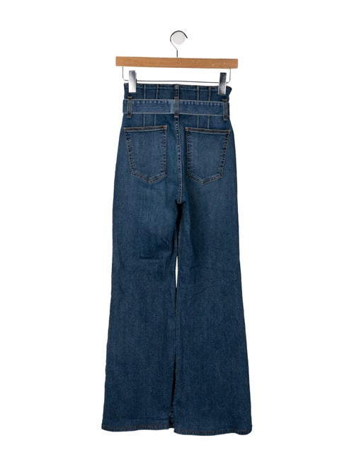 Veronica Beard High-Rise Wide Leg Jeans