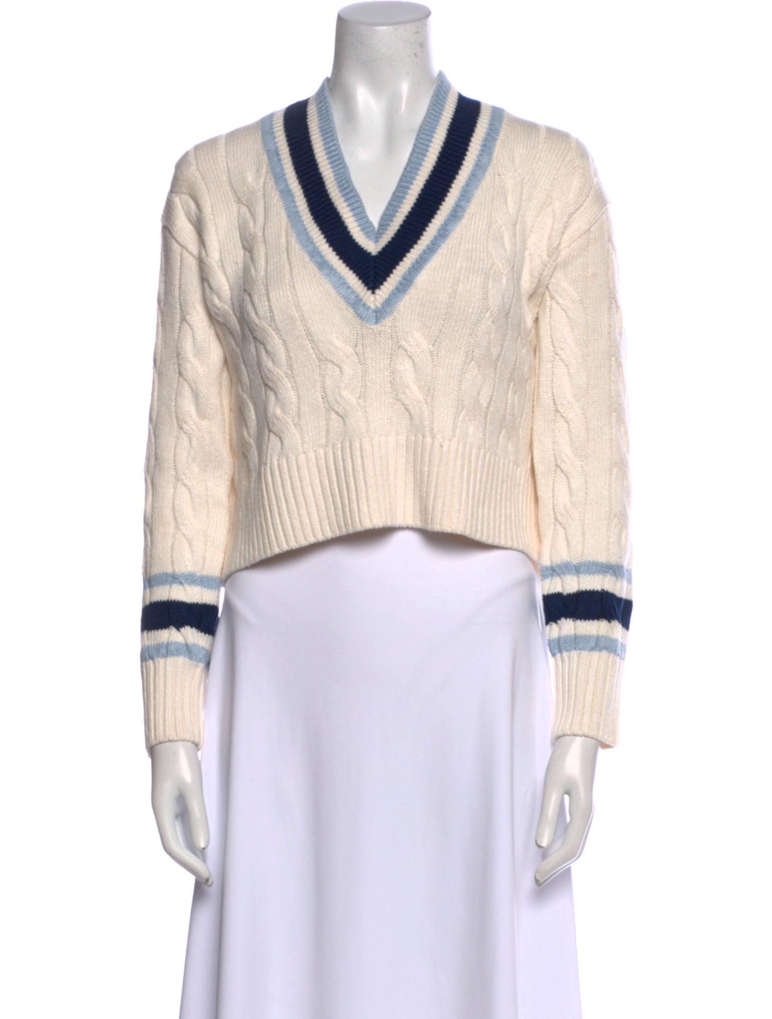 Veronica Beard Linen Striped Crop Top w/ Tags