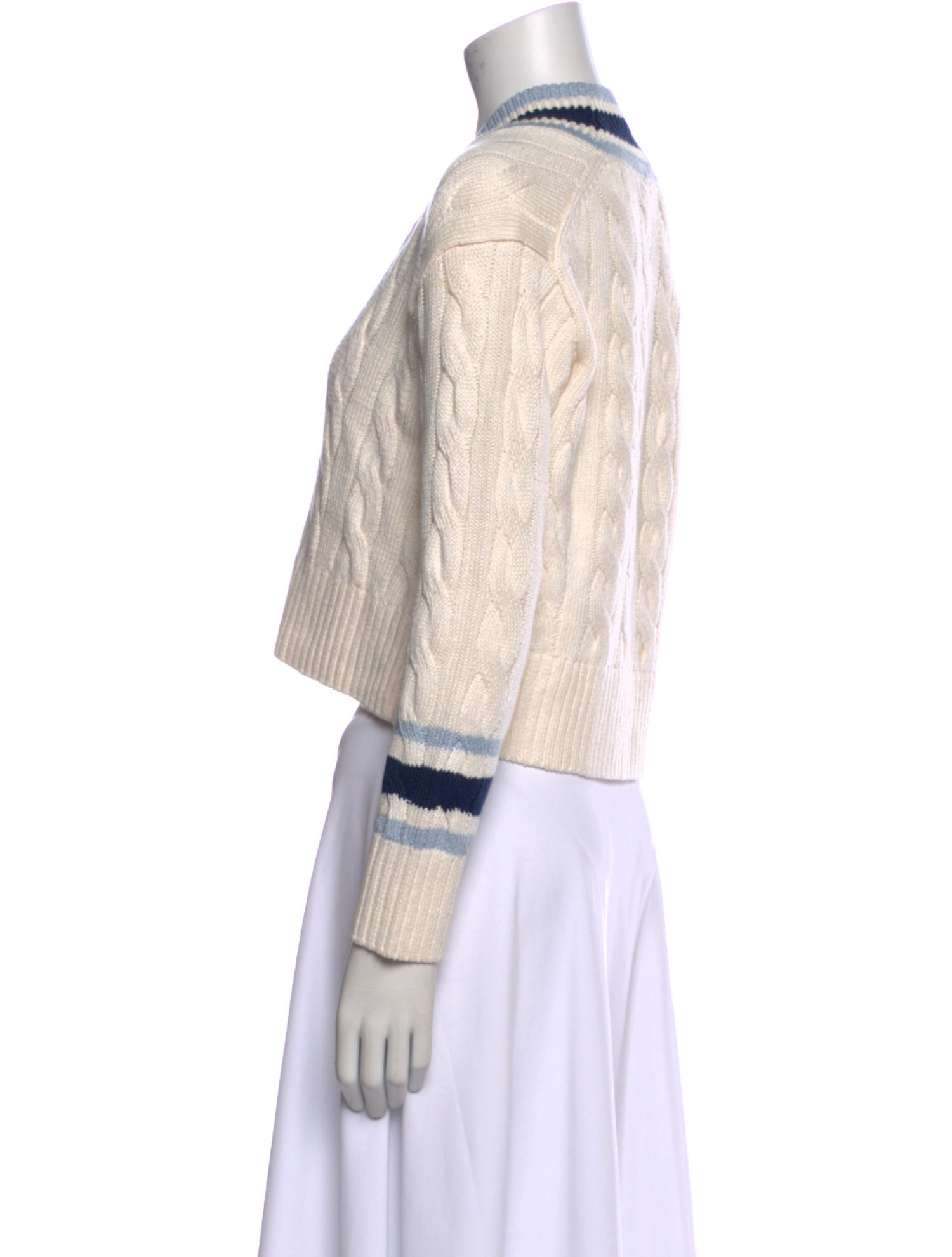 Veronica Beard Linen Striped Crop Top w/ Tags