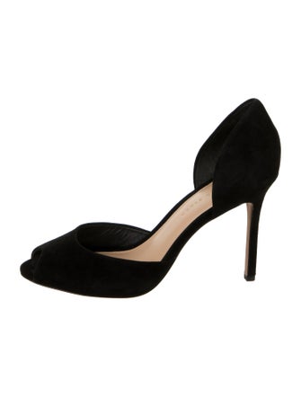 Veronica Beard Suede D'Orsay Pumps