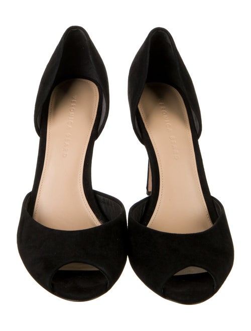 Veronica Beard Suede D'Orsay Pumps