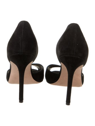 Veronica Beard Suede D'Orsay Pumps
