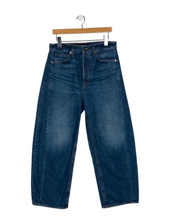 Veronica Beard High-Rise Wide Leg Jeans