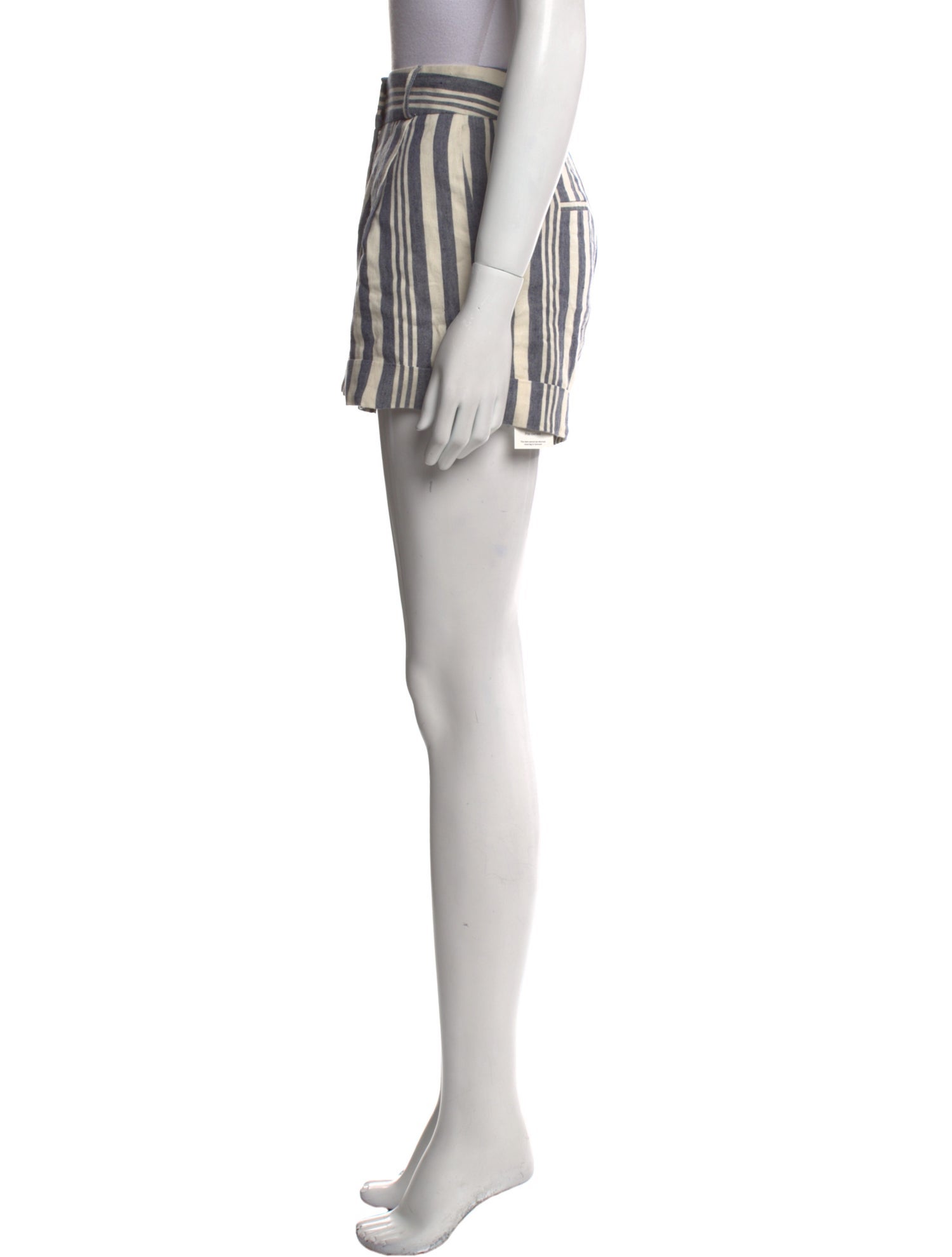 Veronica Beard Striped Mini Shorts