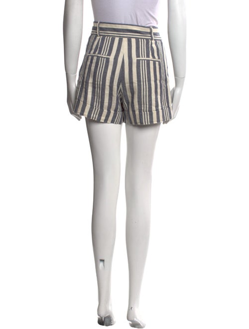 Veronica Beard Striped Mini Shorts