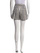 Veronica Beard Striped Mini Shorts