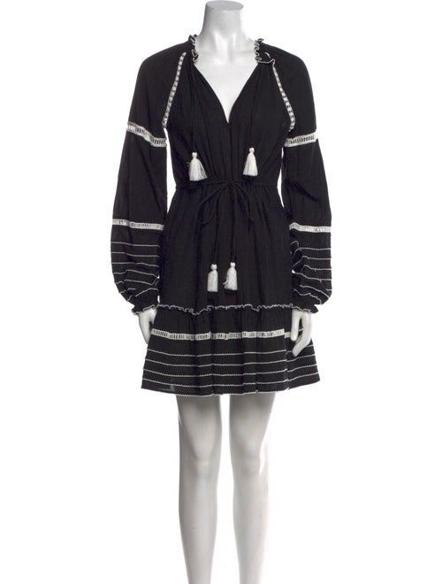 Veronica Beard Colorblock Pattern Mini Dress