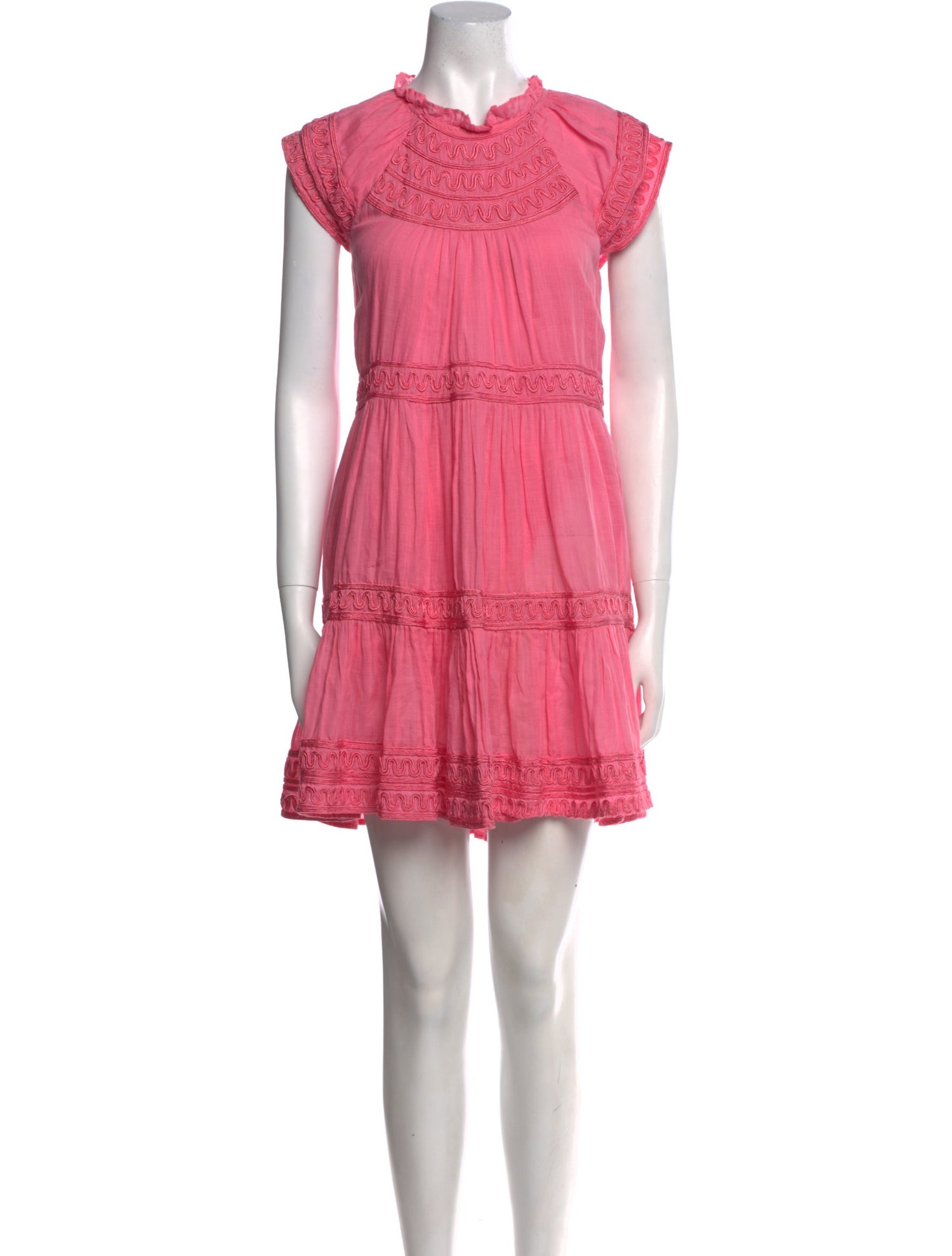 Veronica Beard Mock Neck Mini Dress