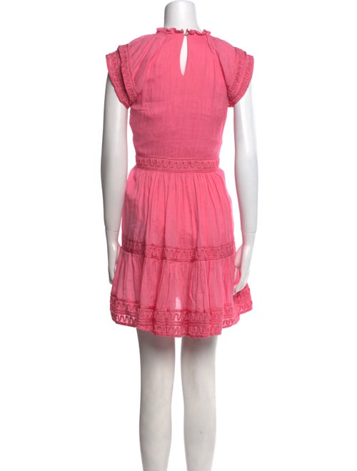 Veronica Beard Mock Neck Mini Dress