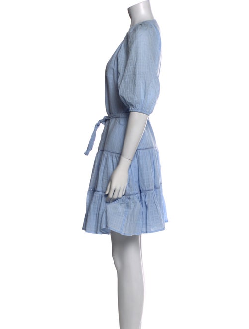 Veronica Beard V-Neck Mini Dress