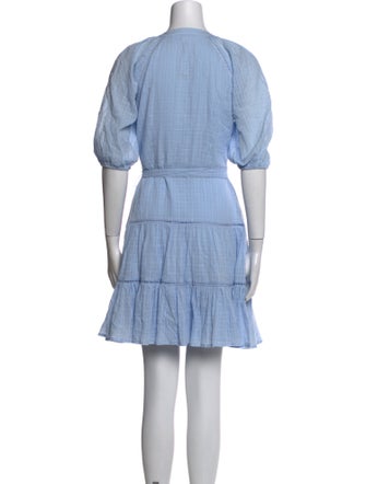 Veronica Beard V-Neck Mini Dress