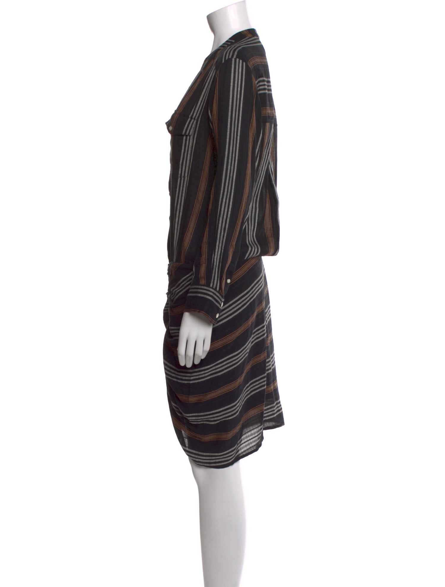 Veronica Beard Striped Knee-Length Dress