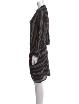 Veronica Beard Striped Knee-Length Dress