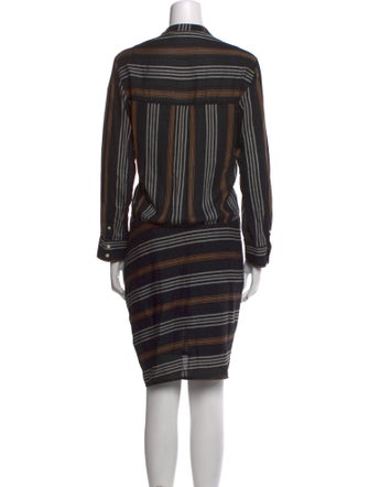 Veronica Beard Striped Knee-Length Dress
