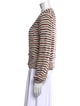 Veronica Beard Striped V-Neck Sweater