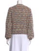 Veronica Beard Striped V-Neck Sweater