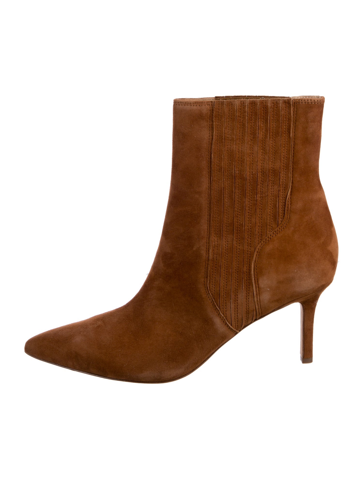 Veronica Beard Suede Western Boots